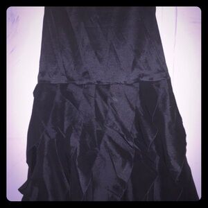 Dressbarn Collection Mermaid Black maxi skirt, 18